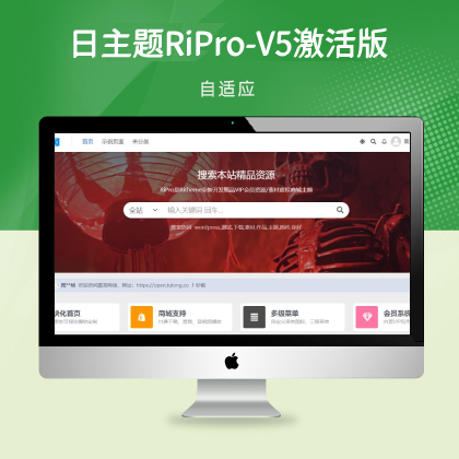 WordPress日主题RiPro-V5-8.0+v8.3免授权激活开源版